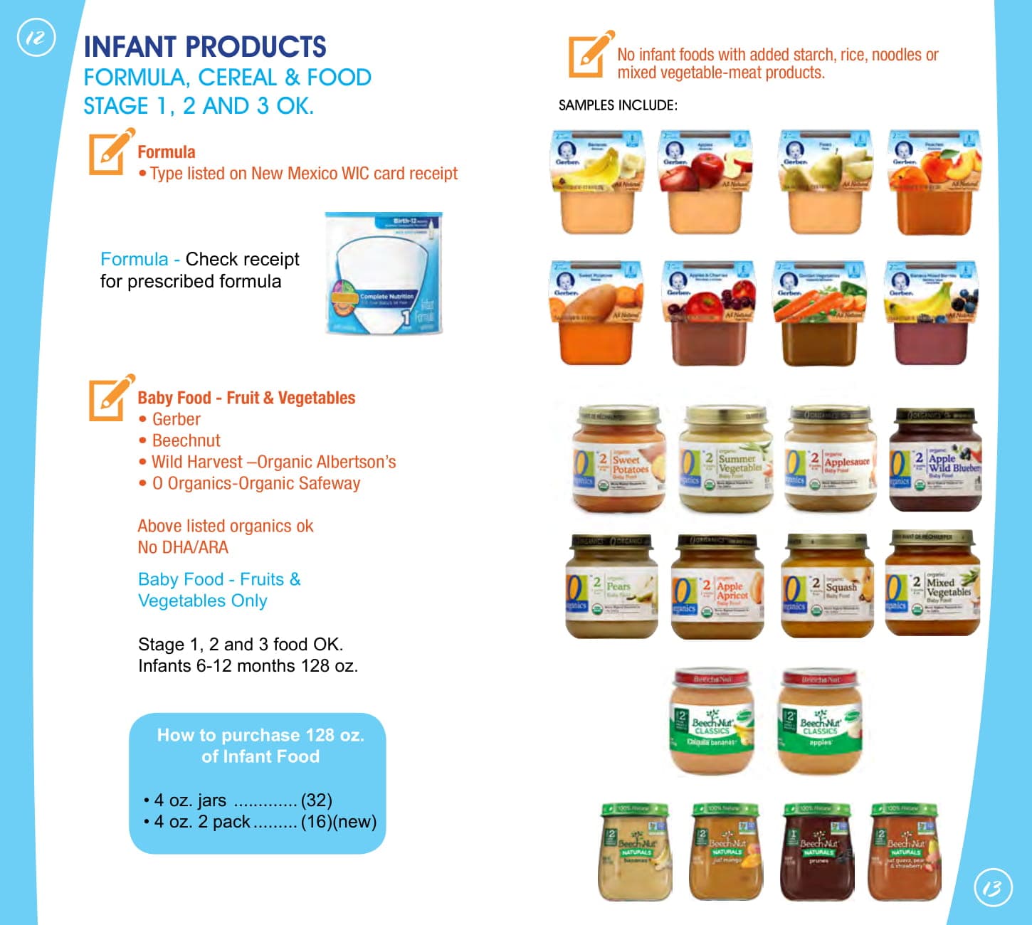 wic approved baby food michigan